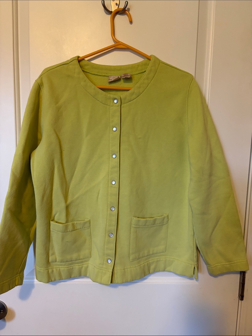 Covington Lime Green Snap-Front Jacket